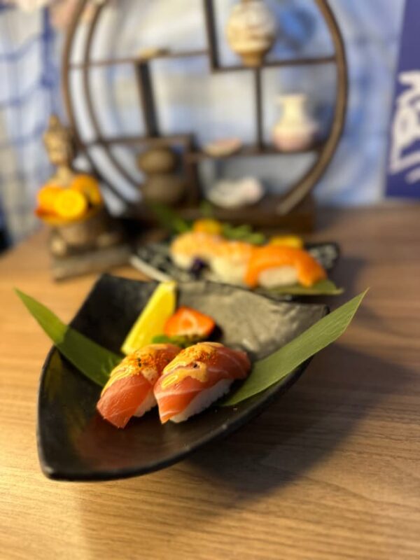 Experience the taste of the sea with Edinburgh's Nigiri Tuna, a perfect sushi snack