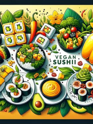 Vegan or Vegeterian Sushi Banner Edinburgh