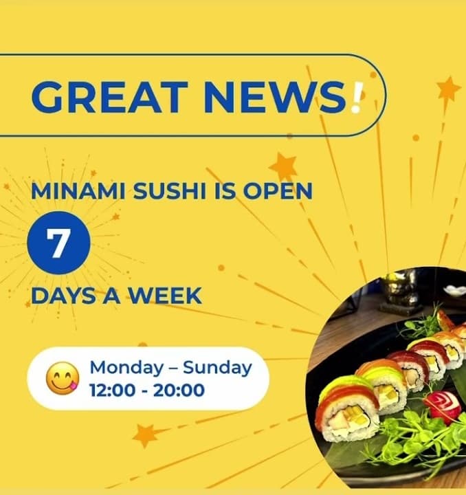 Great news minami pen 7 days a week