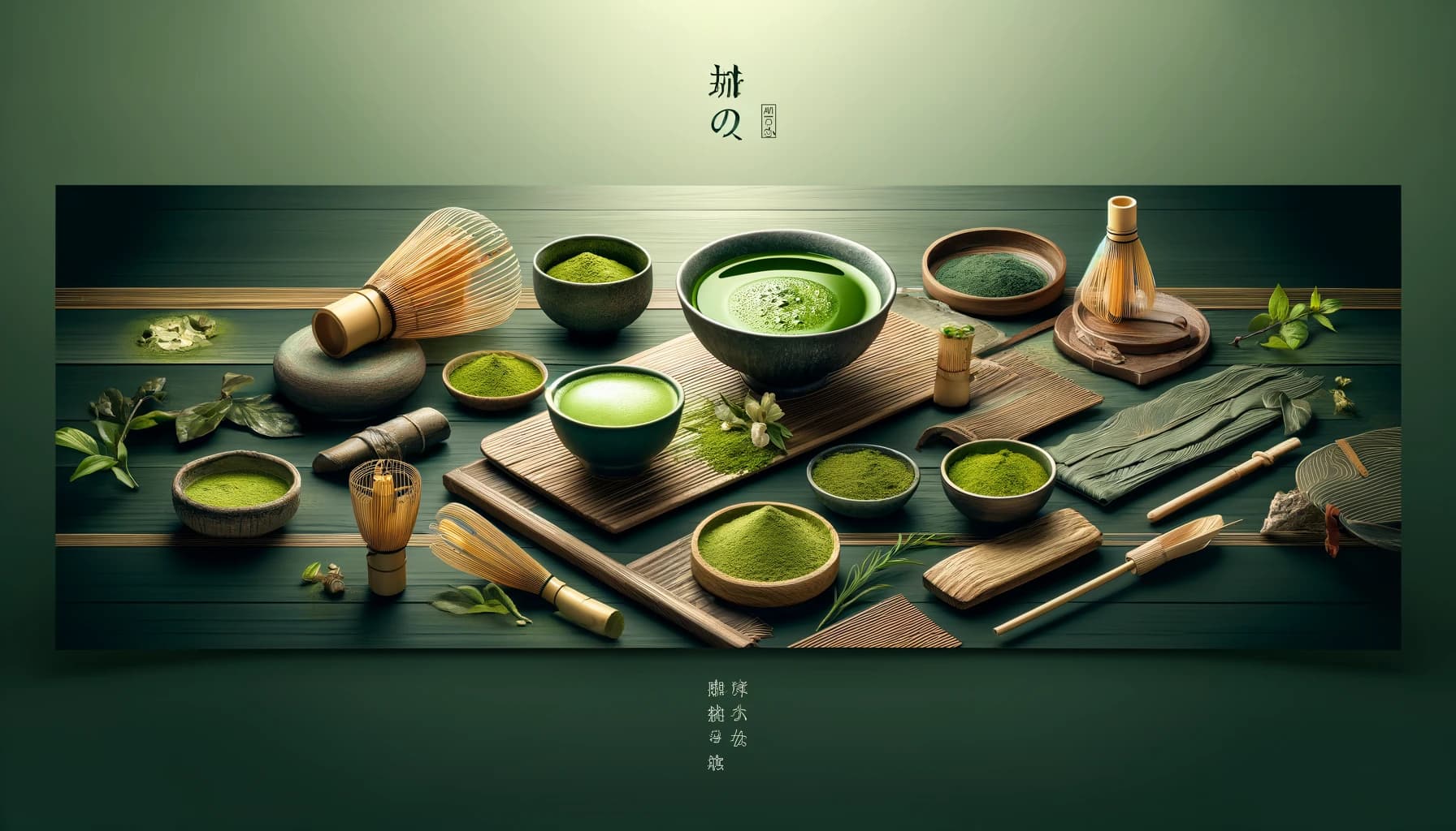 Matcha Collection by Minami, designed to evoke the tranquility and richness of matcha tea